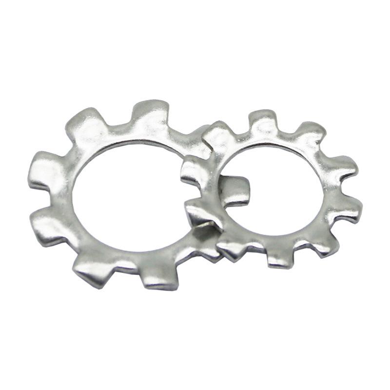 Aozhan Aofeng 304 Stainless Steel Internal/External Tooth Lock Washer, Anti-loosening GB861.1/GB862.1.