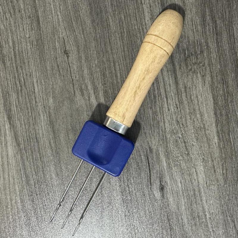 3 Latch Hook Tool Portable Cord Knitting Hook 3 Latch Needle Crocheting Tool NeedleCrochet Hook For Binding-Off Edging