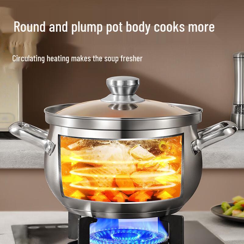 COOKER KING Yuanbao Stainless Steel Soup Pot