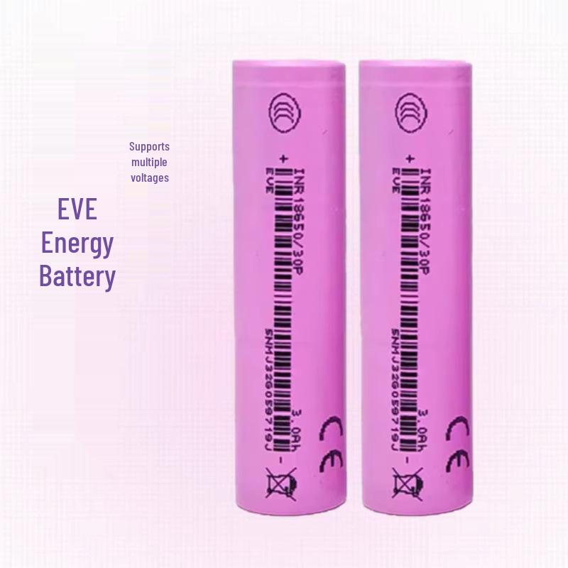 EVE 18650 Lithium Battery - 3000mAh, 10C, 30A, Brand New EVE18650 30P Cell