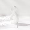 White Nordic Creative Ceramic Vase Home Decoration Dried Flowers Living Room Water Culture Flower Arrangement Flower Device