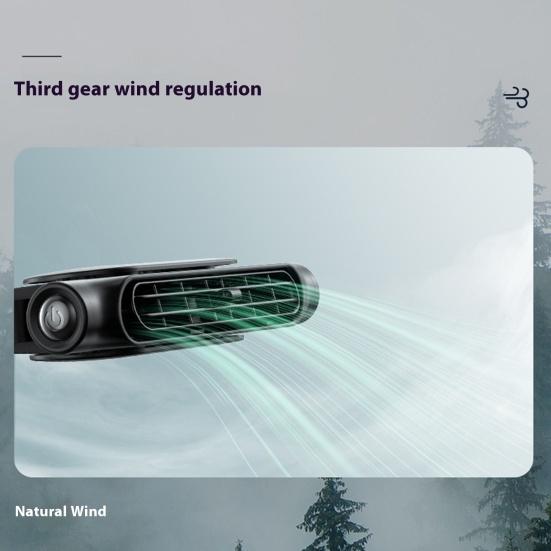 Car Seat Fan for Rear Passenger Mini Portable USB Backseat