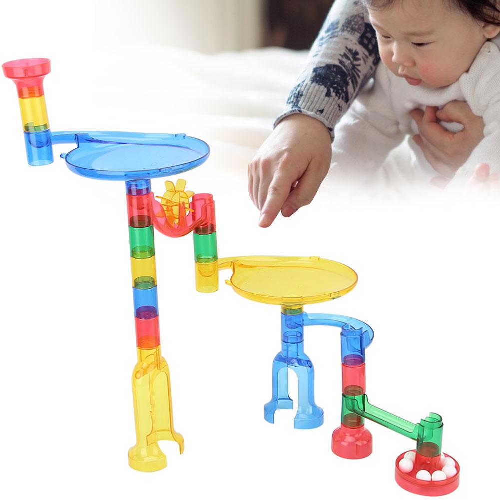 Bauen Kinder Kind Murmelbahn Lauf Labyrinth Bahn Bausteine Lernspielzeug