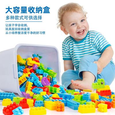 Children'S Large Particle Diy Building Block Early Education Barrel Large Particle Building Block Toy Educational Assembly Building Block