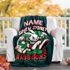 Customizable Football Throw Blanket – Personalized Name, All-Season Cozy Snug Blanket, Machine Washable, Personalized Blanket