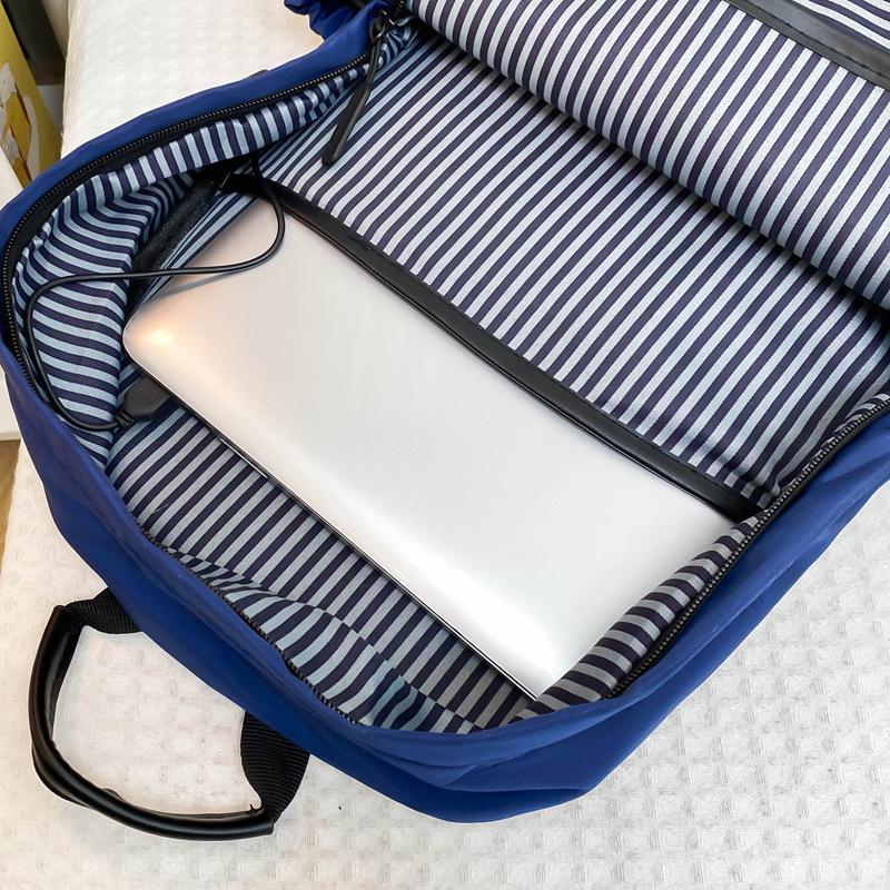 Schoolbag1011 Casual Backpack Large Capacity Commuter Business Computer Bag Outdoor Light Travel College Student School Bag