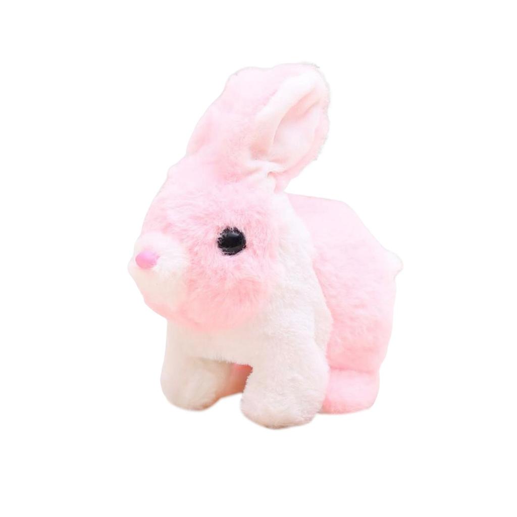 Electric Toys Plush Toy with Sound and Movements, Realistic Wiggling Ears Stuffed Animal