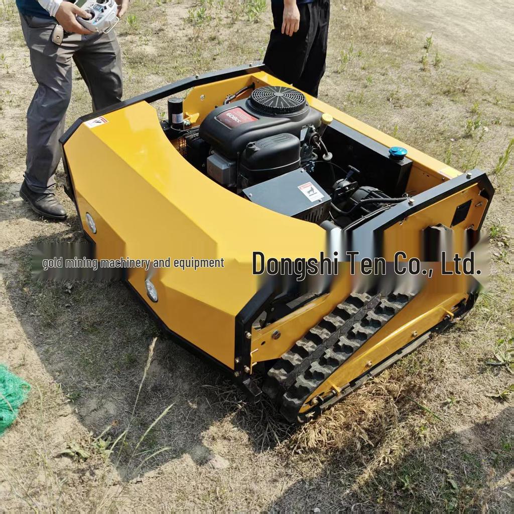 Compact Self-Propelled Crawler Mower for Lawns, Orchards, and Farms