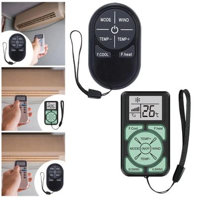 Télécommande de climatiseur de remplacement Installation facile Compatible multi-marques Universelle Anglais Climatisation AC Télécommande avec cordon