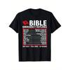 Funny Christian Bible Emergency Numbers Round Neck Graphic Tee