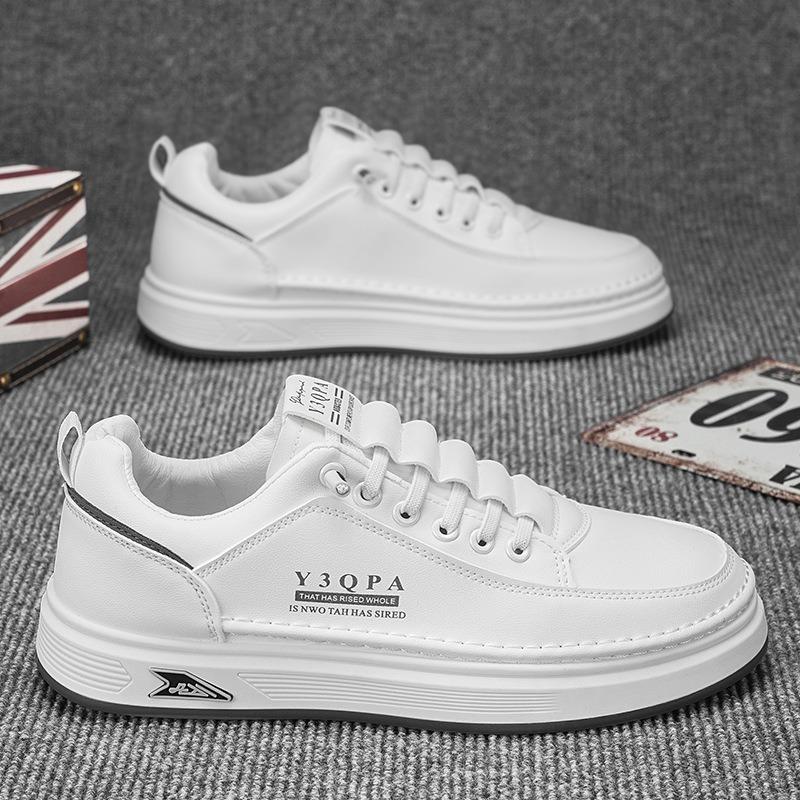 

Men s shoes new men s little white shoes breathable casual board shoes versatile sports trendy shoes men s trendy shoes 39