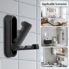 Klappbarer Wandhaken Handtuchmantelhaken Edelstahlhaken für Zuhause und Dekoration Küche Badezimmer Matt Handtuchhalter Aufbewahrungsorganisator