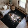 Dynamic Soccer Player Pose Floor Rug Office Rug Perfect for Hallway Dormitory Bedrooms Living Rooms Anti-slip Rug Office home decor Spiritual Gift