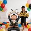 2pc 150cm Large Standing Certificate Graduation Bear and 2026 Shaped Balloon Set Suitable for Graduation Season Party Decoration
