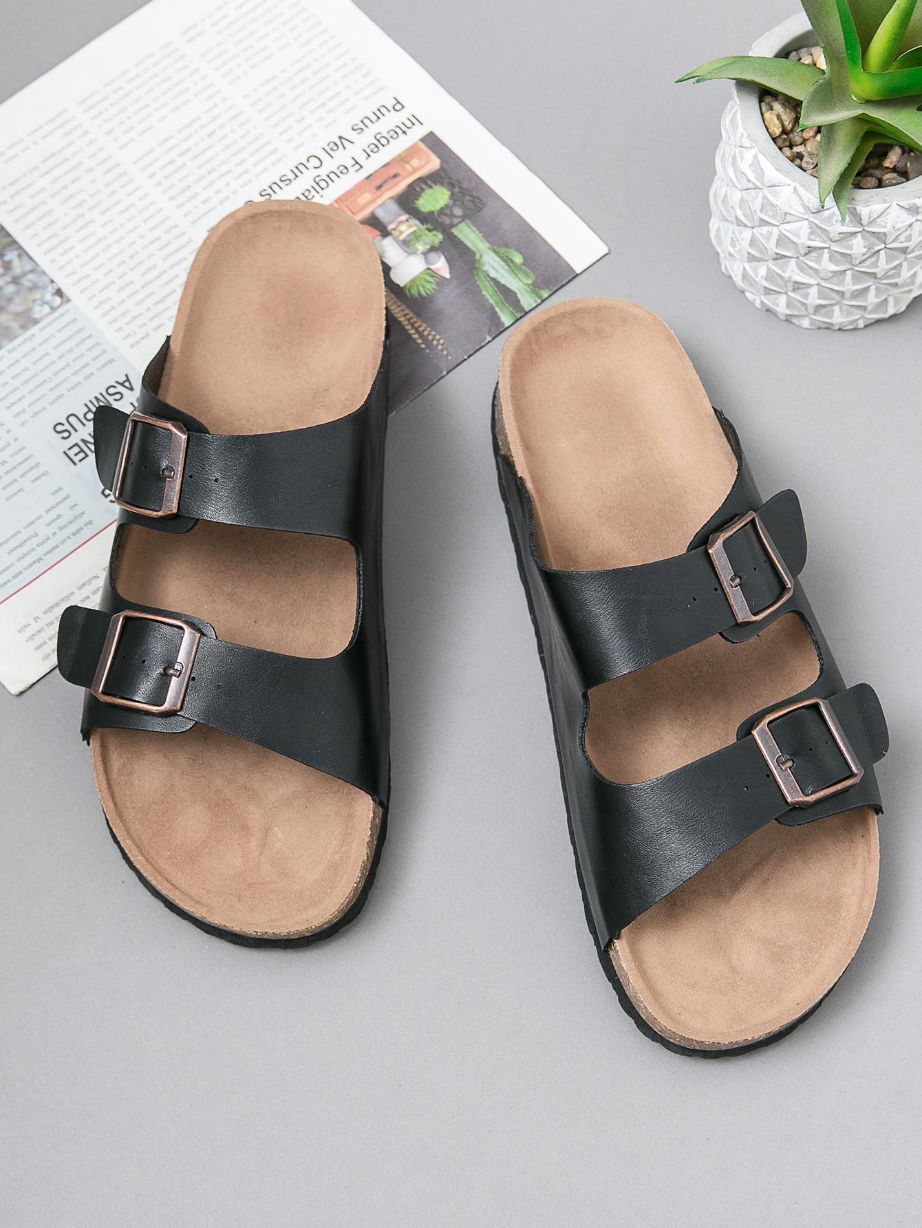 

Модная уличная обувь Half Drag Personality для мужчин, мужская повседневная обувь для ходьбы, универсальные туфли на плоской подошве, пляжные тапочки, мужские туфли без застежек 46 чёрный