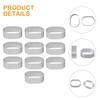 Sturdy Cheese Cake Rings Aluminum Alloy Half Cooked Molds (Pack of 10)