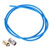3D Printer Remote Nozzle Set Dark Blue PTFE Feeding Tube Corrosion Resistance Insulation