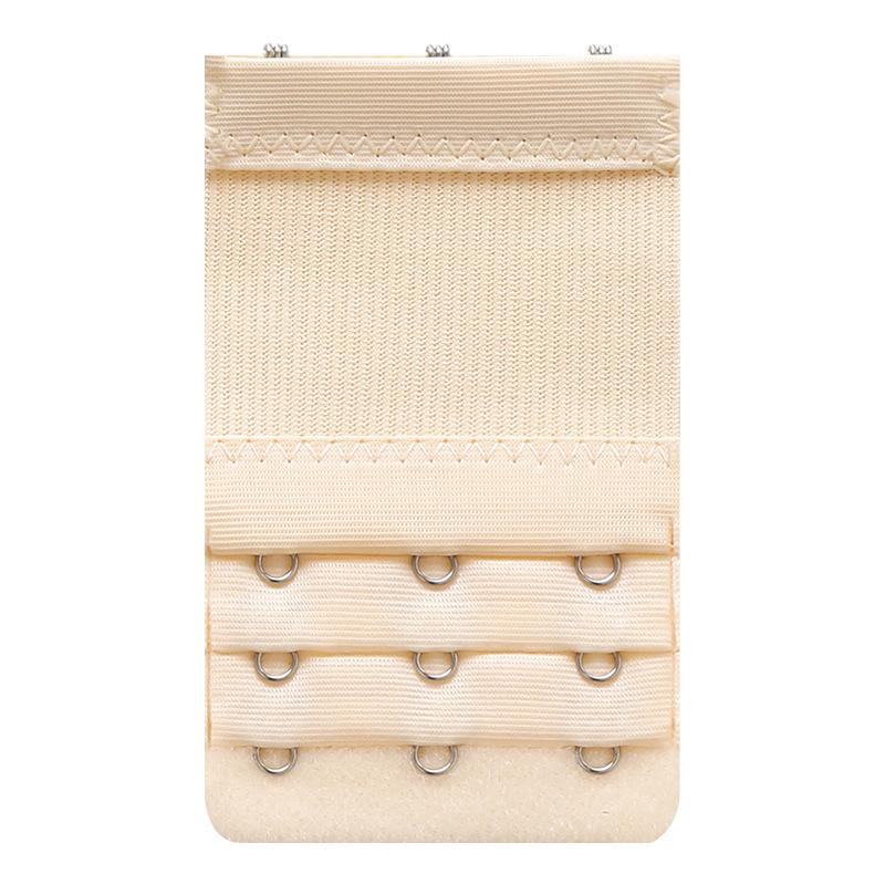Bra Accessories 2Pcs Buckles Hook Women Bra Extender Strap 3 Rows Adjustable Belt Buckle Extension Strap Hook Clip Expander
