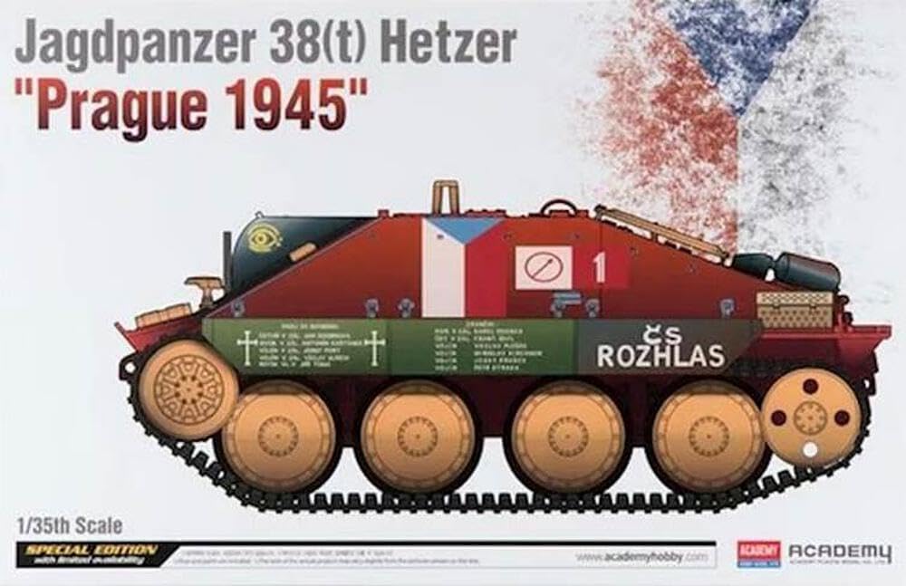 

Academy 1/35 Hetzer Prague 1945 Plastic Model