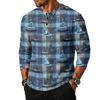 Men Casual Halloween Print Crew Neck Raglan Three Quarter Sleeve Shirt Lightweight Breathable Top for Everyday Wear