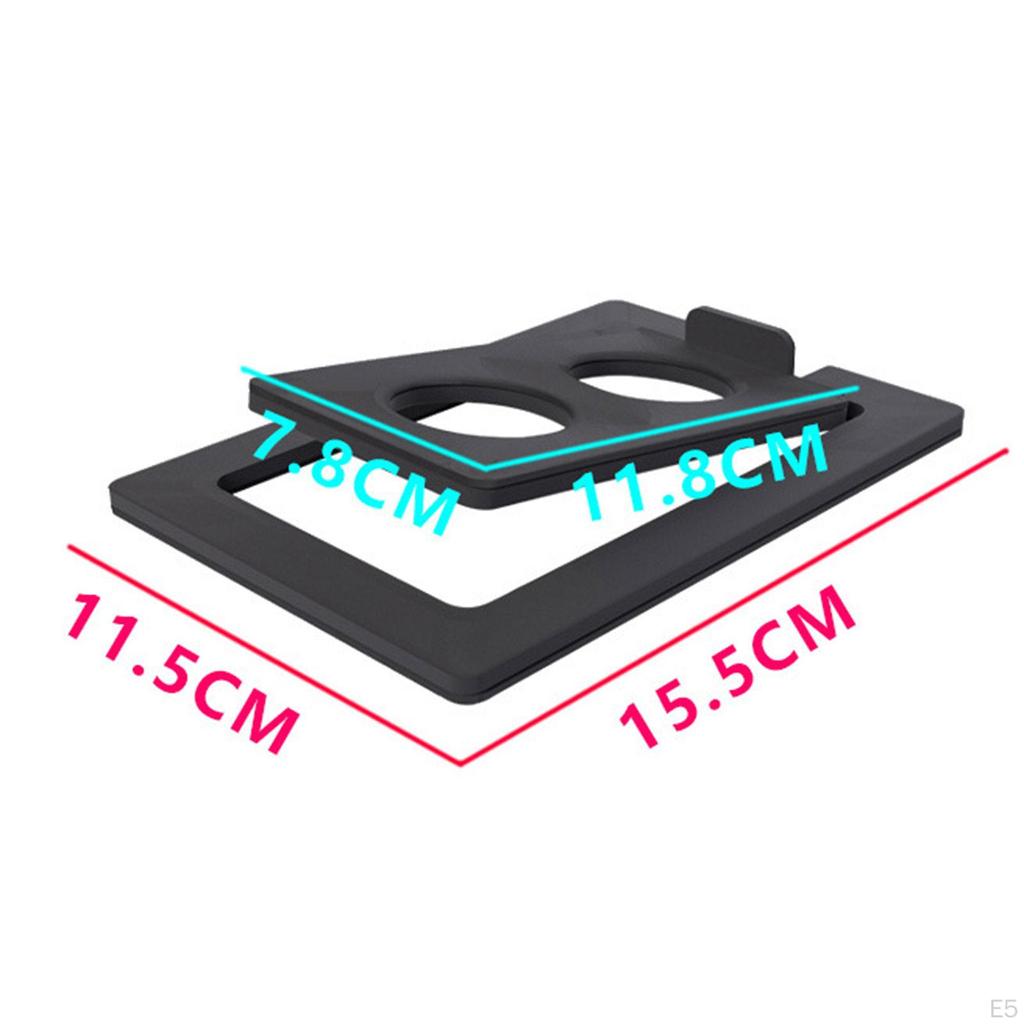 2 Pack Inclined Desktop Speaker Stands Studio Monitor 15° Tilt Table for