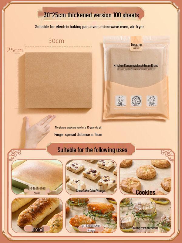 

ZISIZ Silicone Baking Parchment Paper