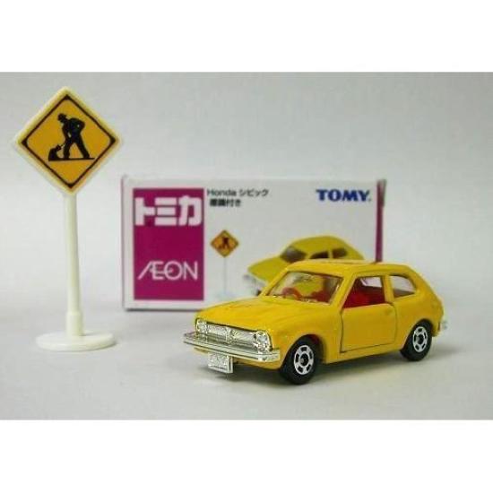 TOMY Tomica Honda Civic with sign [AEON Original]