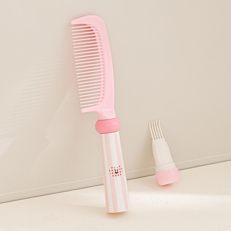 Fluffy Cushion Brush: High Skull Massager & Curl/Straight Comb