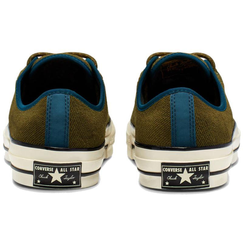 Converse Chuck 70 Archival Terry Ox Comfortable Low-Top Canvas Unisex Army Green