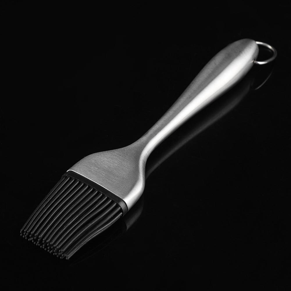 Stainless Steel BBQ Oil Brush Basting Pastry Cake Baking Brush