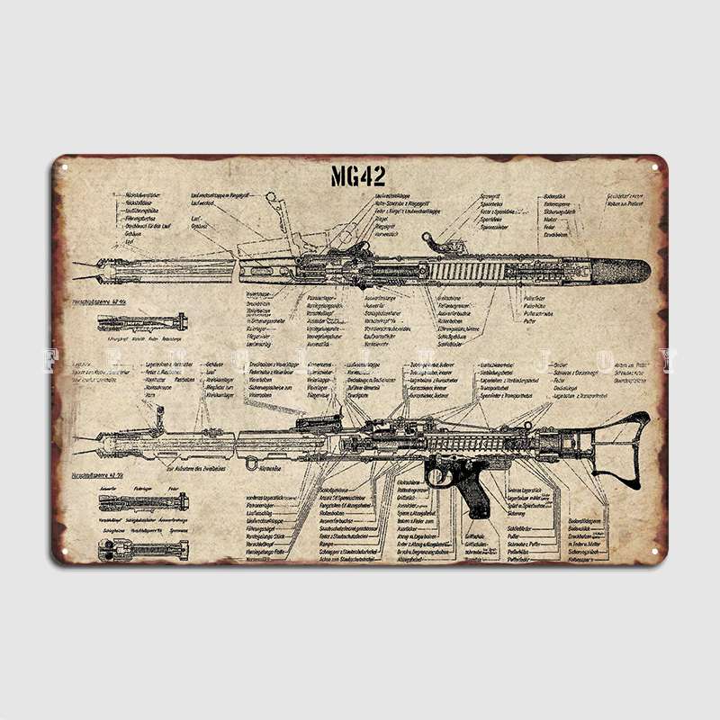 Металлическая табличка Mg42 Клуб Клуб Бар Классический Постер Жестяная табличка Постер 20x30cm（7.8x11.8inch）