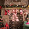 54cm Double Layers Christmas Bows Christmas Tree Decoration Ornaments For Home Front Door Wall Window Decor