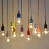 Silicone Pendant Led Light Socket Control Vintage Chandelier Supplies Decoration