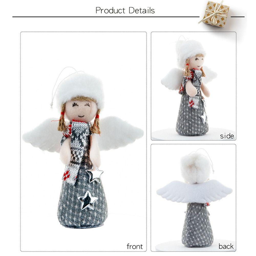 pcs Angel Ornament Fabric Art Cartoon Hanging Ornament Christmas Gift Rudolph Doll Xmas Tree Decor