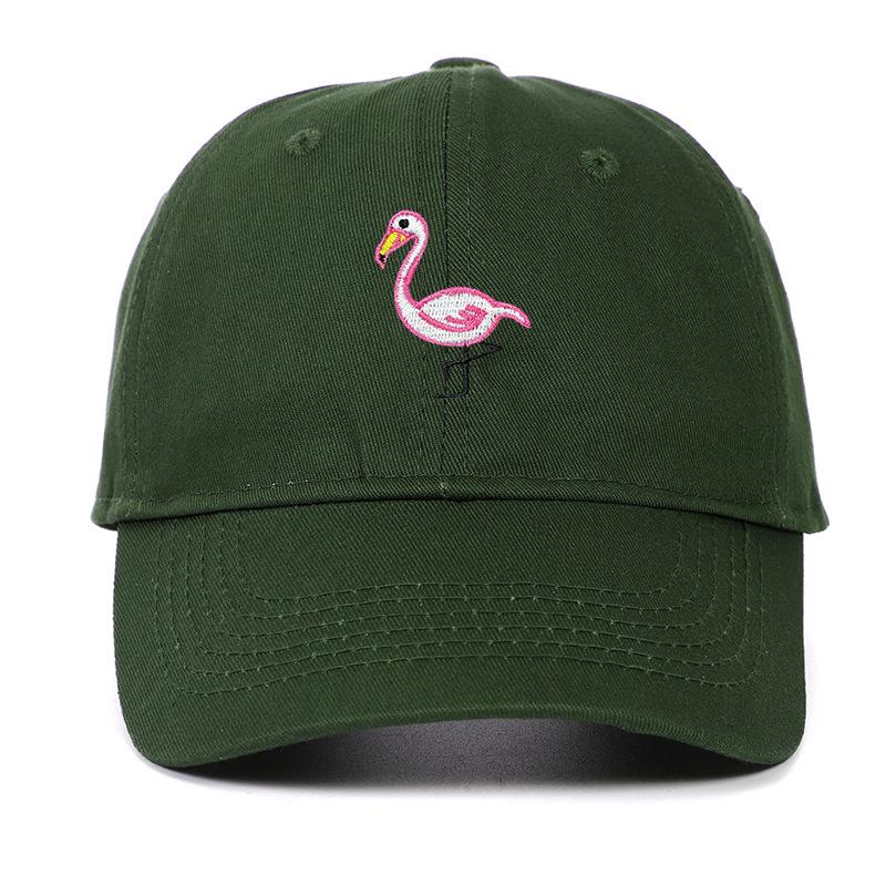 Embroidered Flamingo Soft Baseball Cap for Men & Women - Sun Protection Dad Hat