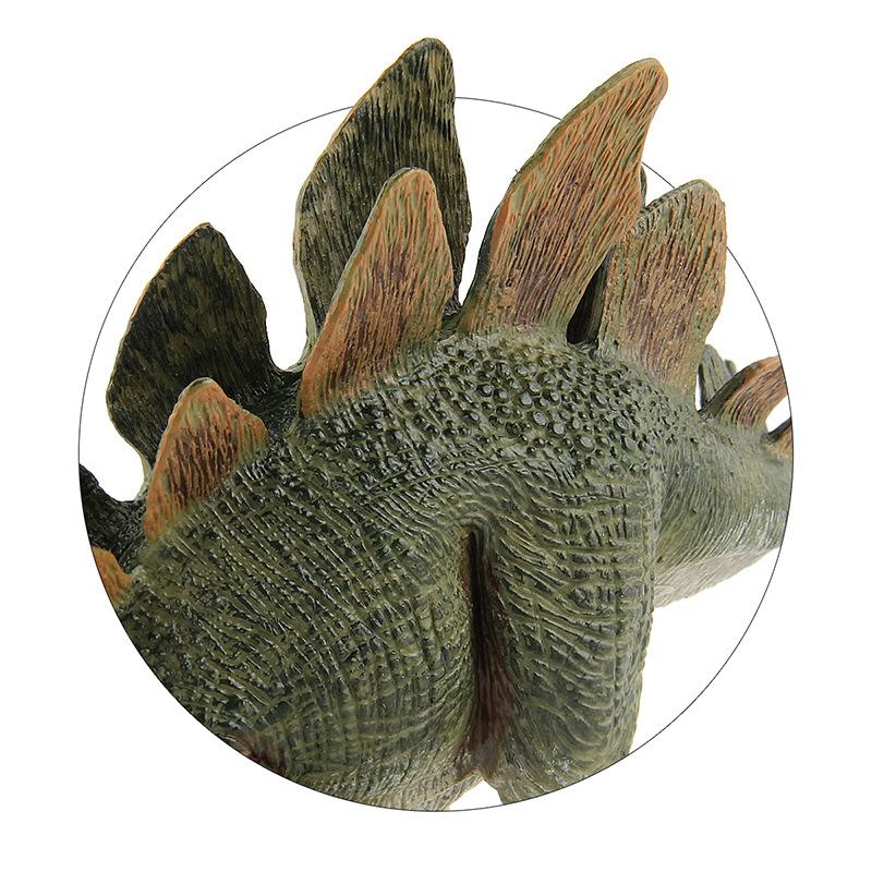 English Details Dinosaur Model Toys Armored Stegosaurus Narrow-Faced Stegosaurus Longthorn Stegosaurus