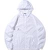 Série Basketball Li Ning Couleur Unie Fermeture Éclair à Capuche Confortable Respirante Polyvalente Veste de Sport Vestes Femme Standard-Blanc AFDQ156-6