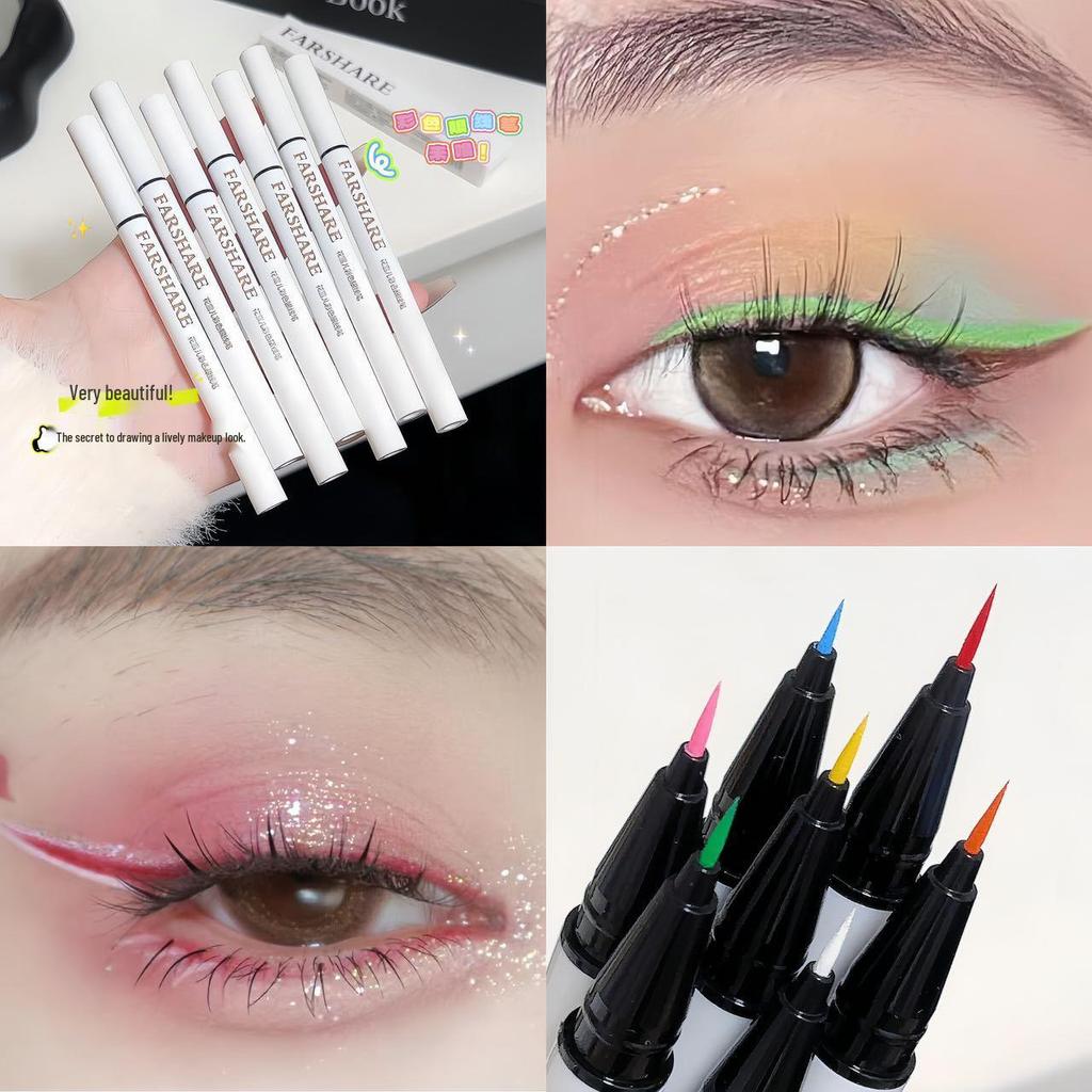 Premium Waterproof Colored Eyeliner Pen for Cosplay, Comic-Con, and Stage Makeup