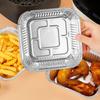 30Pcs Square Aluminum Foil Baking Trays 6/7/8/9inch Aluminum Foil Bowl Air Fryer Pans  Meal Prep
