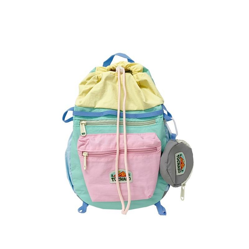 School bag summer cute foreign style dopamine leisure mountaineering light travel versatile outdoor shoulder back