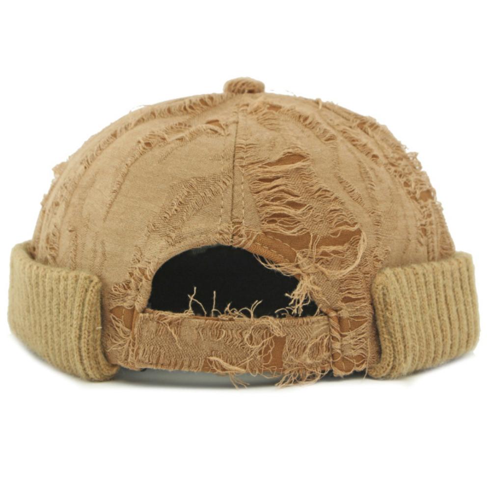 HT4857 Autumn Winter Cap for Men Women Stylish Shabby Skull Cap Male Female Beanie Hat Knitted Earflap Cap Adjustable Bomber Hat