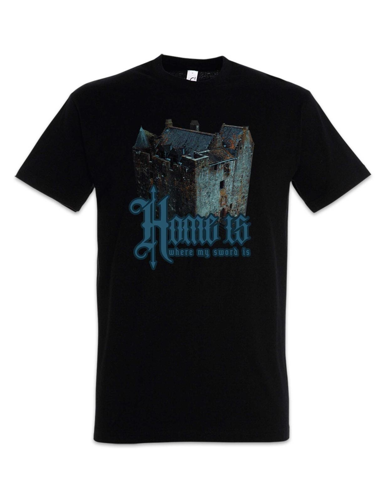 Home Is Where My Sword Is T-Shirt Longsword Knights Knight Medieval Crusader 4XL