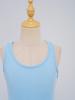 Girls Workout Tennis Dress U Neck Sleeveless Racerback Sundress Solid Color Golf Sports Dresses