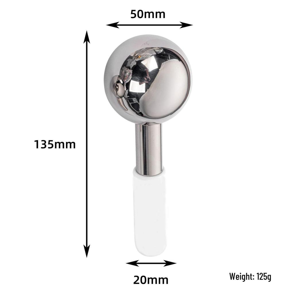 Stainless Steel Ice Wave Ball Facial Massage Tool