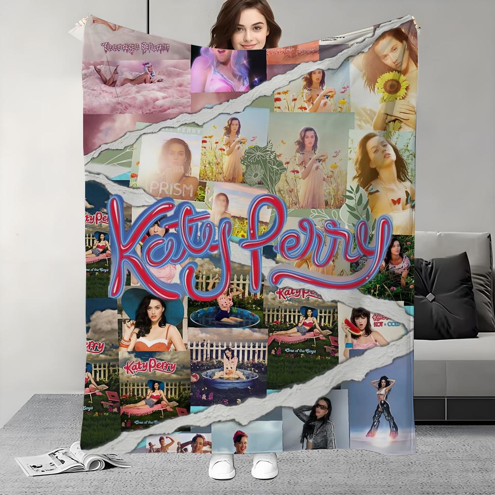 Singer K-Katy P-Perry bandaids Hot Album Blanket Design Lightweight For Dorms, Naps, Living Room, Office,Sofa,All-Season