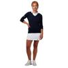 Callaway Womens/Ladies Fine Knit V Neck Long-Sleeved Golf Pullover
