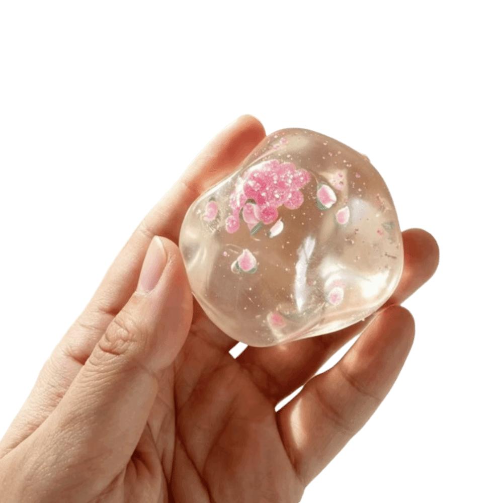 Sensory Fidget Ball Quick-rebound Squeeze Toy Crunch Sound TPR Fidget Toy  Kids Adults