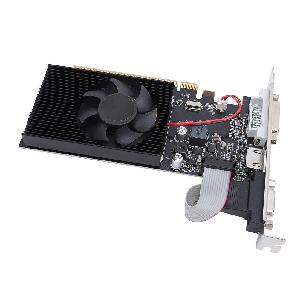 R5 230 Computer Graphics Card 2GB 64 Bit GDDR3 VGA DVI HD Multimedia Interface 625MHz Core Frequency PCI Express X16