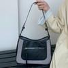 Handbag Women's Superior Sense of Contrast Color Single Shoulder Crossbody Bag Commuter All-in-one Underarm Tote