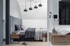Toledo Spider Hanging Lamp Black 4-Flat Black Lampshade E14